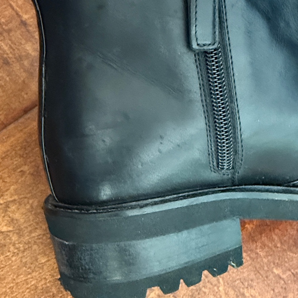 Malone Soulliers Black Leather Women’s Ankle Boots Sz 38 (or US 8) - Picture 10 of 10